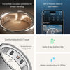 OURARing 5 Wang Hong's same style smart ring sleep monitoring health tracking heart rate temperature exercise recovery ring oura ring bright black 6