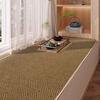 Aigechen bay window mat mat summer ice rattan balcony mat Chinese rattan living room window sill bamboo mat thickened couch nine palace grid 70 200 cm
