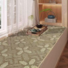 Aigechen bay window mat mat summer ice rattan balcony mat Chinese rattan living room window sill bamboo mat thickened couch nine palace grid 70 200 cm