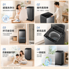 Haier pulsator washing machine fully automatic 8.5 kg household large capacity ultra-clean high cleaning ratio first-class energy efficiency nine-dimensional shock absorption trade-in XQB85-Z1VE0