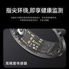 NUIBC Vibration Reminder Smart Ring Gesture Control Incoming Calls and WeChat Messages and SMS Alarm Clock Vibration Reminder Smart Ring Takes Photos and Videos Lighter than a Watch Silver Size 8 (Circumference 57mm)