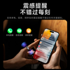 NUIBC Vibration Reminder Smart Ring Gesture Control Incoming Calls and WeChat Messages and SMS Alarm Clock Vibration Reminder Smart Ring Takes Photos and Videos Lighter than a Watch Silver Size 8 (Circumference 57mm)