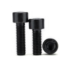 Jinggong grade 8.8 cylindrical head hexagonal screws, medium carbon steel blackened cup head screws and bolts GB70 M8-M12 M12*70 half teeth 5 pieces