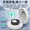 24-hour health monitoring smart ring, blood pressure, heart rate and blood oxygen monitoring, sleep, multiple exercise modes, non-sensory wearing smart ring, black, free charging compartment + heart rate + blood oxygen + blood pressure + sleep + exercise + non-sensory wearing, size 13, diameter 22, finger circumference 70