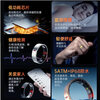 New non-invasive blood sugar and blood pressure smart ring, sleep, blood oxygen and heart rate, multiple sports modes, waterproof photo ring, rose gold, free charging compartment + health detection + sleep analysis + lightweight wearing, size 7, diameter 17, finger circumference 55