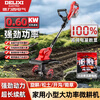 Delixi Electric electric cultivator, rechargeable vegetable garden special scarifier, high-power vegetable field hoeing machine, lithium battery micro-tiller, rotary tillage, single battery 4.0AH, all-purpose scarifier + rotary tillage + weeding, Fortune 500 company, Delixi Electric brand new and authentic