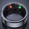New AI Smart Bluetooth Ring with Display Hand Screen Gesture Control Sleep Monitoring Heart Rate Blood Oxygen Blood Pressure Health Ring Step Counter Health Exercise Monitoring Smart Waterproof Rose Gold Free Charging Box Size 10 20mm Recommended 65-70kg