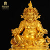 The palace craftsman made the Royal Yellow God of Wealth, pure gold ornaments, the God of Wealth, gold ornaments, Master Yuan Changjun's works, investment collection, free gifts, large version, 500 grams, custom deposit, not the full amount, please consult customer service before bidding.