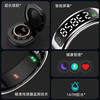 New AI Smart Bluetooth Ring with Display Hand Screen Gesture Control Sleep Monitoring Heart Rate Blood Oxygen Blood Pressure Health Ring Step Counter Health Exercise Monitoring Smart Waterproof Rose Gold Free Charging Box Size 10 20mm Recommended 65-70kg