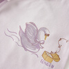 Tongtai (TONGTAI) baby jumpsuit spring and autumn pure cotton newborn clothes baby butterfly crawling suit monk suit purple 59cm