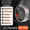 New non-invasive blood sugar and blood pressure smart ring, sleep, blood oxygen and heart rate, multiple sports modes, waterproof photo ring, rose gold, free charging compartment + health detection + sleep analysis + lightweight wearing, size 7, diameter 17, finger circumference 55