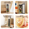 Haier ice bar household fresh cabinet living room large capacity small refrigerator freezer air-cooled frost-free first-class energy efficiency office refrigerator black gold purification antibacterial retro vitality series 150L upgraded WiFi fully refrigerated black gold purification air-cooled frost-free