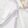 Tongtai (TONGTAI) baby jumpsuit spring and autumn pure cotton newborn clothes baby butterfly crawling suit monk suit purple 59cm