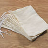 Edible cotton filter bag, slag separator bag, Chinese medicine packaging cloth bag, material bag, brine bag, foot medicine bag, gauze bag, premium fine mesh, 8*10 cm, 10 pieces
