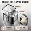 SUPOR air fryer 0 coating 304 stainless steel steaming, baking and frying all-in-one electric fryer 26 years new large air volume 5.3L multifunctional fully automatic air frying 0 coating large viewing window 5.3L
