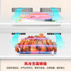 Rongshengda Bingxiang 201L vertical freezer ice bar small household small freezer air-cooled frost-free frequency conversion first-level energy efficiency refrigeration and freezing energy efficiency subsidy 155L/240L/291L optional fixed frequency WiFl interconnection high appearance 201L