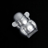 Pure Bamboo Silver 9999 Pure Silver God of Wealth Solid Silver Decoration Tea Pet Investment Collection Gift 50g/piece Pure Silver God of Wealth 5 Pieces (Gift Box)