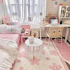 NOLIN special-shaped bedroom carpet ins style home living room coffee table mat girl's bedside blanket sofa soft foot mat bay window mat colorful flower red 120cm*160cm