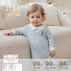 Childlike first-hearted baby jumpsuit, spring and autumn baby pure cotton clothes, long-sleeved outing clothes, newborn baby clothes, crawling clothes, early autumn clothes