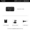 SUREWO body accessories are suitable for DJI DJI Pocket3 backpack clip, selfie stick head with tempered film storage bag, halter neck, metal bicycle magnetic stand, extension rod expansion accessory, T5 magnetic backpack clip (standard version) + F21