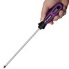 TOPFORZA screwdriver cross driver with strong magnetic screwdriver rubber handle high torque chrome vanadium steel #2x6.0x200mm 3SD-06200P2