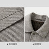 HLA Hai Lan House Jacket Men's Lapel Striped Woolen Warm Jacket Men's Winter