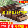 Anticorrosive wood flower box vegetable box solid wood flower trough rectangular large balcony vegetable planting box outdoor courtyard planting box built-in keel length 80 width 40 height 40 wood