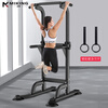 MIKING horizontal bar home pull-up device indoor single parallel bar multi-functional children's heightening male and female stretching fitness equipment 4001F single parallel bar black + auxiliary rings