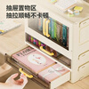 Kou Su cosmetics folding storage box desktop dust-proof lipstick skin care large-capacity dressing table storage box drawer storage rack