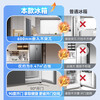 Meiling Storage Division 460L cross-door refrigerator dual-frequency household ultra-thin body air-cooled frost-free new level of energy efficiency BCD-460WSP9CXG1 new national standard national subsidy