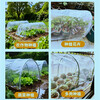Small shed insulation film 4S film greenhouse two-film plastic film for seedlings and flowers special vegetable planting agricultural film 4 wires new material - light blue 6.5 meters wide 100m long