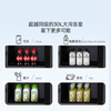 HCK Husky 178L Dundun Bar Smoothie Ice Bar Freezer Refrigerator Home Living Room Office Retro Refrigerator New Level Energy Efficiency GC-178D-PSK Milk Tea Color