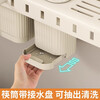 Xingran kitchen knife holder multi-functional storage rack household chopstick cage integrated rack no punching wall hanging kitchen chopstick storage box cream white 30cm no punching single chopstick barrel + hook * 4