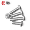 Yisi 304 round head cross screw stainless steel pan head machine screw bolt M1-M2M3M4M5M6M8M10 M3*20 (100 pieces)