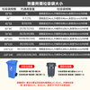 Baiyun Chaobao Clean B-001 thickened trash can 60 liters with four wheels removable plastic square bucket property community indoor and outdoor villa kitchen with lid meal waste bin removable green trash can 60 liters (contact customer service for customization)