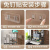 CRHMMFLF kitchen knife holder chopstick barrel storage rack pot lid knife cutting board chopping board rack storage storage rack all-in-one multi-functional kitchen integrated storage rack (carbon steel material) - gray luxury knife holder + double chopstick barrel + chopping board rack + pot lid rack