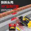 Wall planing machine, rough planing and grinding, wall scraping, dust-free concrete cement floor grinder, power tool, dual-purpose bracket + soil scraping disc + vacuum cleaner