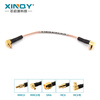 XINQY Xinqiyuan SMA to MCX RF cable RG178 DC-6G coaxial feeder MMCX connector interconnect jumper SMA female-MCX male 0.3m