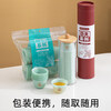 Jinpin Sam Emerald Green Disposable Kung Fu Tea Cup Thickened Anti-scald Tea Small Cup Business Hospitality Tea Cup Tea Set Tea Character Emerald Green Tea Cup 2 bags 100 pieces