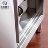 Agents mickey sliding door workbench stainless steel workbench operating table storage cabinet 1500*800mm sliding door with stand