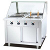 Shi Xishuo Commercial Oden Machine Spicy Hot Beef Offal Fish Egg Noodle Deli Snack Cart Vertical 4 Compartments Oden (800*750*1200mm)