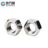 GUWANJI 304 stainless steel hexagonal nut 316L hexagonal nut 201 screw nut bolt set DIN934 national standard 304 material M3 (100 pieces)