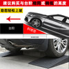 Baige step slope mat threshold curb curb slope triangle step mat car climbing uphill mat 100*50*10 all black rubber and plastic model CW013976