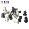 GUWANJI nickel-plated (small head) chassis fan screw iron black flat head self-tapping screw KB countersunk head flat tail self-tapping screw M5*10 head 6.0 nickel 100 pieces