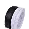 Bingyu BY-30251 Plastic coated iron wire binding wire Optical cable communication strap Black round iron core 0.7mm outer diameter 1.3 (70m)