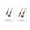 Fengyingzi MCX to N connection cable RG316 coaxial line feeder MCX curved male to N male RF cable extension cable 1 meter FYZ-2232196