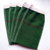 Haojinju high-end single-layer special gloves back rub technician large bathroom roving bath towel single layer 6 pieces 500D extra coarse sand military green