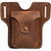 Kangaroo wears going out mobile phone waist bag men's Harley small waist bag men's construction site work 2024 multifunctional belt light brown