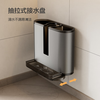 Made in Tokyo, kitchen storage rack, punch-free wall-mounted chopstick barrel space aluminum storage box, chopstick cage drain storage rack