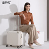 Shamit suitcase 18-inch small silent universal wheel scratch-resistant high-end business boarding trolley case PC338 beige